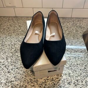 A New Day Women's Elegant Black Flats